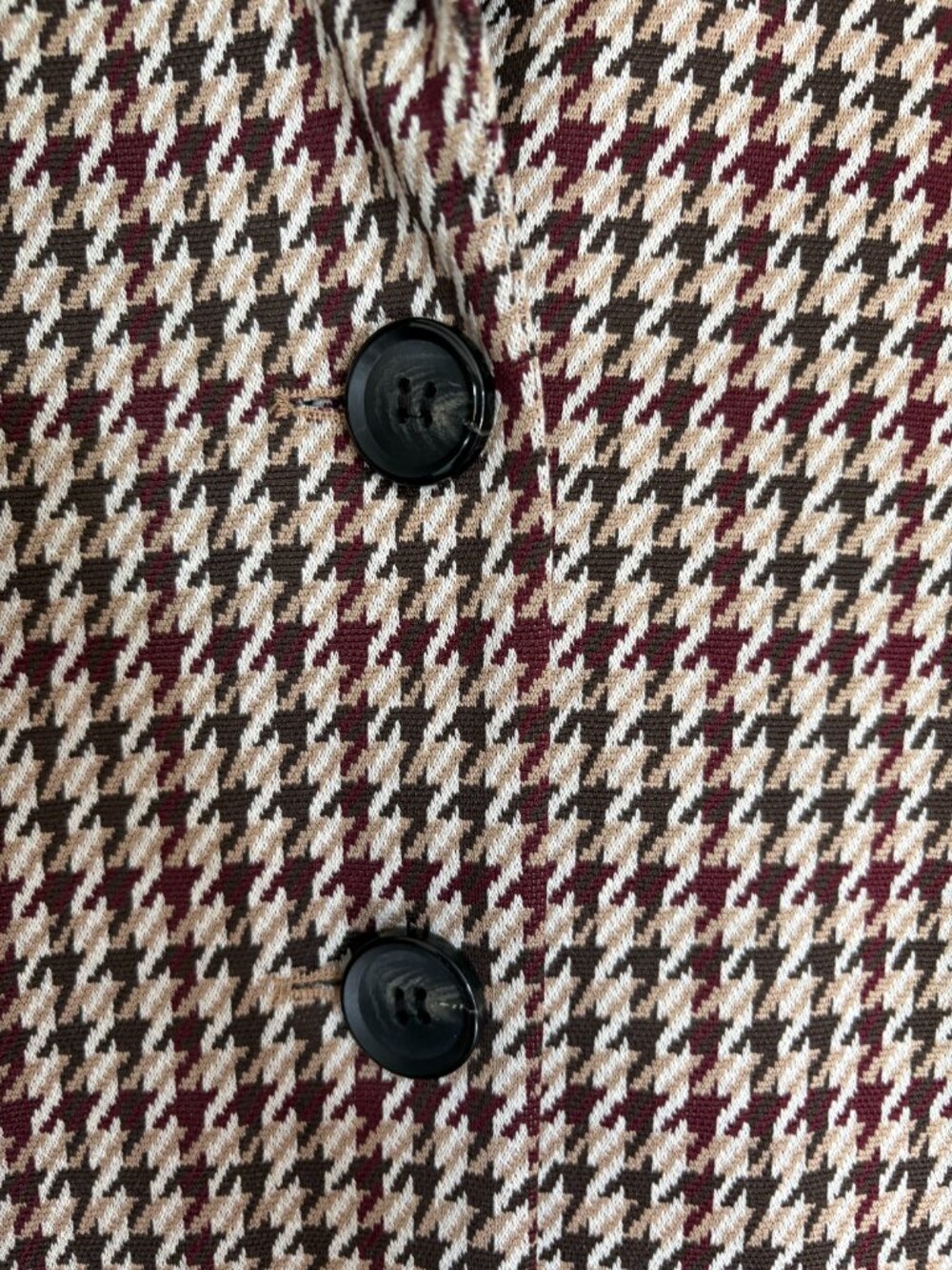 NWT Avec Les Filles Oversized Longline Houndstooth Plaid Blazer. Size XL - Picture 3 of 14